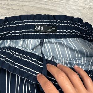 Super cute wide Zara pant with adjustable waist super comfy